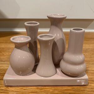 Boho modern blush pink vase 🌸